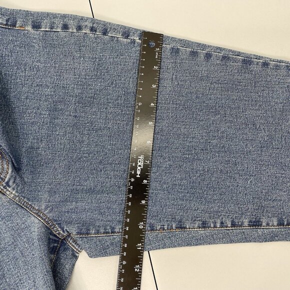 Lauren Ralph Lauren Jeans Co Classic Bootcut Pocket Flap Western Blue Womens 10 - Picture 13 of 14